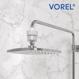 VOREL Rain Shower Head Filter Dual Antibacterial Sterilization Rust Removal _ Made in Korea